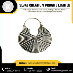 Pendientes tribales de Plata de Ley 925 hechos a mano al por mayor - Product Image 3