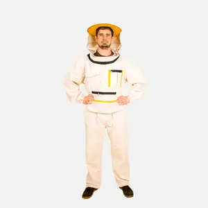Conjunto completo de protección para apicultores, traje protector de dos hilos, equipo de Apicultura