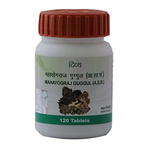 Divya Mahayograj Guggul 20 GM Cura el dolor de la artritis reumatoide y la osteoartritis Suplemento Ayurvédico y orgánico - Product Image 2