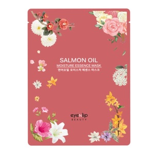 EYENLIP Kbeauty Cosmético Coreano 10pcs Mascarillas Faciales de Esencia Hidratante con Aceite de Salmón y Perla, Reafirmantes, Nutritivas y Antiarrugas - Product Image 1