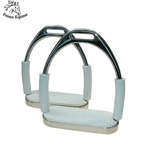 Étrier Flexy avec logo personnalisé Accessoire équestre métallique durable en acier inoxydable de haute qualité avec fonction de sécurité pour l'équitation - Product Image 6