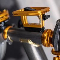 RIDEA Headset Alloy CNC Penuh Buatan Taiwan untuk Sepeda Lipat Model HSBRB 76g Ringan