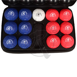 Ensemble de boules de boccia souples avec sac de transport |   Achetez un jeu de boules de pétanque personnalisé avec logo sur mesure |   Ensemble de boules de boccia sur mesure - Product Image 3