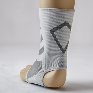 Knitted Colored Ankle Pad With Strap Compression Sleeve Ankle Hot selling compression knee sleeve - Product Image 5