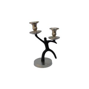 Candelabro de Metal de diseño para sala de estar, soporte de vela de vajilla con acabado pintado, para interior del hogar - Product Image 2