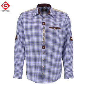 เสื้อเชิ้ตผ้าฝ้ายแขนยาวสไตล์บาวาเรีย - Product Image 3