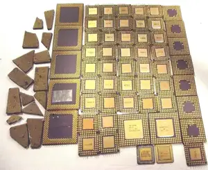 ceramic cpu scrap CPU Processor Scrap with Gold Pins