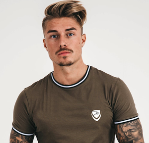 Venta al por mayor de fábrica logotipo personalizado absorbente de sudor transpirable Casual Fit manga corta cuello redondo hombres camiseta - Product Image 3