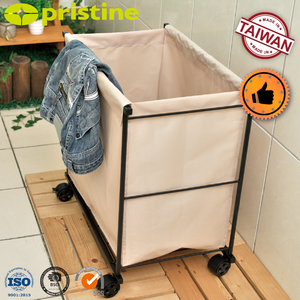 OEM Modern Style High-Capacity Durable Steel Foldable Laundry Hamper with <b>Wheels</b> Shopee Storage <b>Furniture</b> Organizer Taiwan - Product Image 3