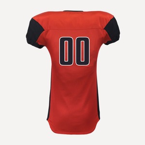 Nouvelle vente directe d'usine américain adulte 7V7 uniformes de football à manches courtes imprimé grande taille nouveau design - Product Image 6