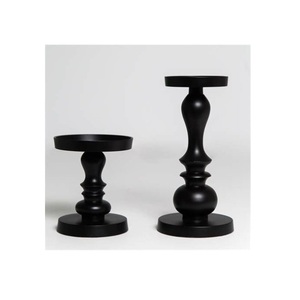 Handmade <b>Black</b> Finished Cutwork Antique Color T Light <b>Candle</b> Holder for Lightning Home and Interior Living Room Decoration - Product Image 3