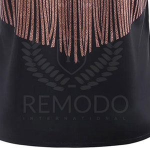 T-shirt personnalisé pour homme à manches courtes en tricot écologique respirant 200g polyester/coton sublimation - Product Image 5