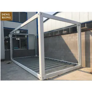 Prefabricated Portable Living Modular Flat Pack 20ft 40ft Prefab Shipping Frame Container House For Sale