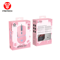 Fantech VX7 CRYPTO Edisi Sakura Gaya Keren Warna Pink Mouse Gaming