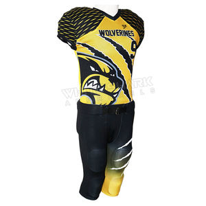 Camiseta de fútbol americano de sublimación para hombre, ropa de fútbol de equipo personalizado - Product Image 6