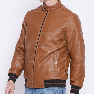 Low MOQ <b>Men</b> Wear Top Fashion Flop Leather <b>Jacket</b> Quick Dry Breathable <b>Men</b> Flop Leather <b>Jacket</b> - Product Image 3