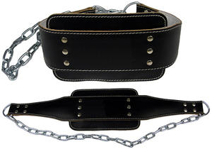 GAF POWER DIP BELT SOPORTE DE NEOPRENO PARA GIMNASIO CON CADENA CINTURÓN DE ELEVACIÓN DE PESAS TREN DE CINTURA DE MUSCULACIÓN NEOPRENO HEAVY DIPPING DIP BELT - Product Image 5