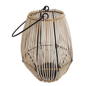 Farol decorativo hecho a mano para jardín, decoración del hogar de vidrio Chapado en cobre, Color gris, hecho a mano, estilo moderno - Product Image 6