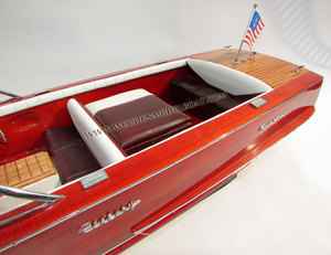 CENNTURY RESORTER 1958 modèle en bois bateau artisanal nouveauté cadeau Vietnam GIA NHIEN CO.LTD nautique décoration de la maison rapide - Product Image 2