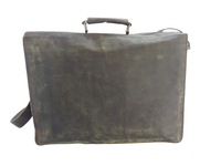 Sac à main unisexe personnalisable de haute qualité en cuir de buffle véritable, sac d'ordinateur portable, sac de bureau, sac de voyage décontracté