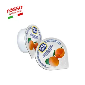 Menz & Gasser Peach Jam Einzel portionen 100 Stück x 25G-Hergestellt in Italien