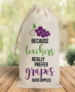 Bolsa de botella Botella Bolsa con cordón Bolsa de embalaje de botella de vino promocional - Product Image 4