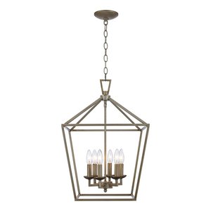 Vintage 6-<strong>Light</strong> Creative <strong>Lantern</strong> Pendant <strong>Light</strong> Rustic <strong>Indoor</strong> Hanging Fixture for Kitchen Living Room Home - Product Image 1