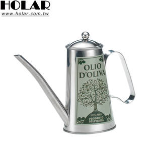 [Holar] Bidon d'huile inclinable en forme de vinaigrette étanche fabriqué à Taiwan avec acier inoxydable - Product Image 1