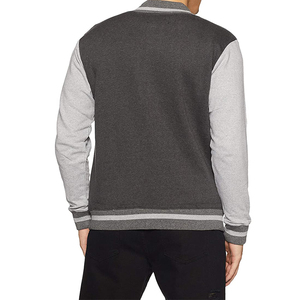 OEM ODM Cheap <b>Baseball</b> <b>Jackets</b> <b>Men</b> Custom black Varsity Bomber <b>Jacket</b> 2022 - Product Image 4