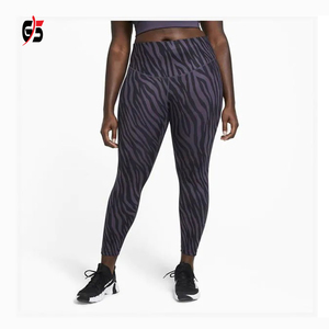Mallas de entrenamiento de Yoga para mujer, ropa de gimnasio personalizada de cintura alta, con costura de nailon, Spandex, OEM, Logo impreso, nuevo producto - Product Image 6