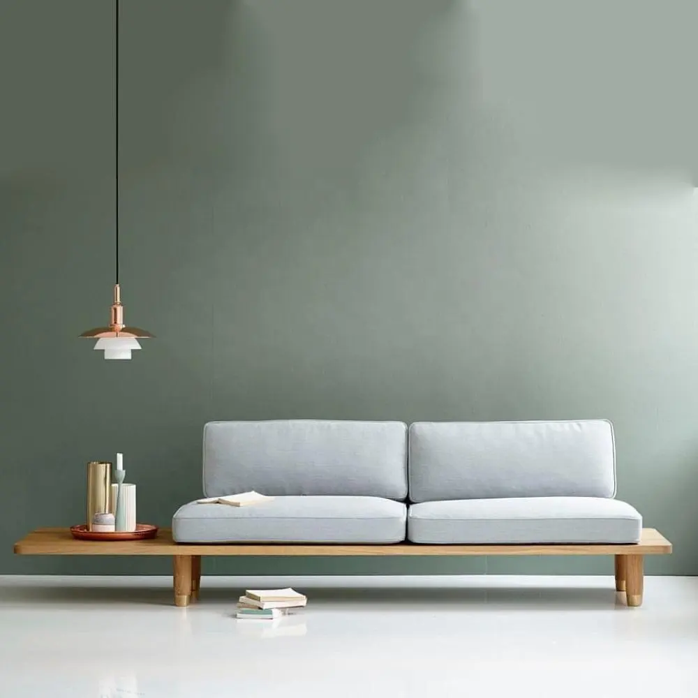 Best Selling Vietnam Custom Modern Furniture Fabric Wood Chair Living Room Sofas