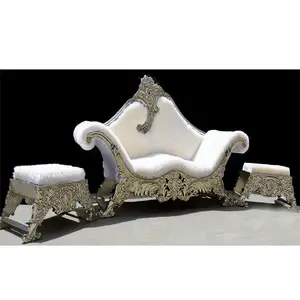 阿拉伯婚礼沙发配自动机马来西亚高品质婚礼爱情座椅家具婚礼大王银宝座沙发套装