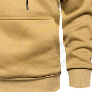 Sudadera con capucha de gran tamaño hecha a medida para hombre Basics Cotton Blended Streetwear para invierno - Product Image 5