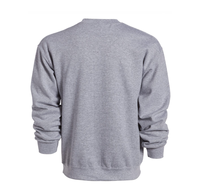 Sweat-shirt à col rond pour homme, 100% coton, manches longues, coupe classique, décontracté, hiver, avec broderie et polaire anti-boulochage