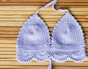 Top de Bikini de Crochet, Felicidad Hecha a Mano - Product Image 1