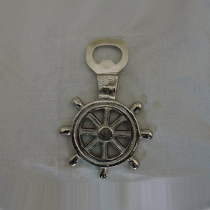 Poignée à texture unique en acier inoxydable avec ouvre-bouteille plaqué argent Ouvre-bouteille polyvalent à la mode - Product Image 3