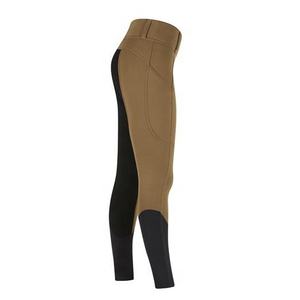 Classic Women's Tights Moisture Wicking <b>Suede</b> Pants Equestrian Apparel Custom Wholesale Horse Riding <b>Leggings</b> with Belt Loops - Product Image 2