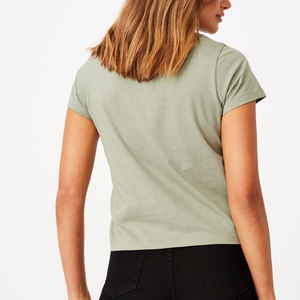 Camiseta de algodón regular de estilo nuevo y personalizado para mujeres y chicas jóvenes - Product Image 4