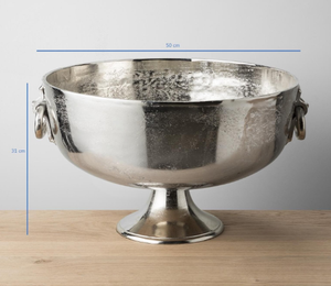 Gatsby Silver para champán y cubo enfriador de vino para fiestas interiores y exteriores para bodas y cualquier ocasión - Product Image 4
