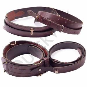 แซมบราวน์เข็มขัดมีสายเดี่ยวสีทึบเข็มขัดสีน้ำตาลเข้มแบบสั่งทำได้ - Product Image 2