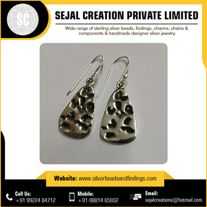 Boucles d'oreilles tribales élégantes en argent sterling 925 Accessoires et composants de bijoux élégants - Product Image 6