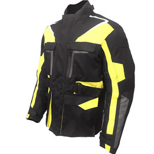 Chaqueta de carreras amarilla y negra personalizada, la mejor ropa deportiva ajustable, protección Premium, elegante motocicleta, transpirable, Premium - Product Image 6