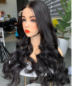 Perruque ondulée en cheveux Remy vietnamiens, extension de tissage à trame unique, qualité naturelle supérieure, toutes couleurs, adaptée aux cheveux les plus longs - Product Image 1