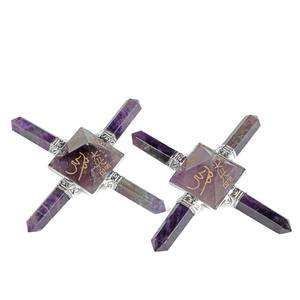 คริสตัลอเมทิสต์ของฮวงจุ้ย Usui reiki เครื่องกำเนิดการรักษาออนไลน์ - Product Image 1