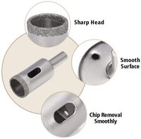 Ligne de production complète Foret à noyau de verre diamanté humide entièrement stocké pour carrelage Porcelaine Céramique