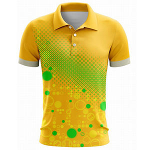 Polo de golf para hombre, camiseta de poliéster con sublimación, talla personalizada y diseño, para exteriores, venta al por mayor - Product Image 2