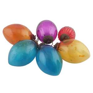 Handmade Premium Multicolor Glass Mix Shape Xmas Ornaments Decoration GSET-508 - Product Image 1