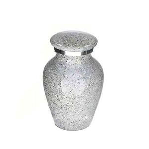 Urne funéraire en métal bleu doublée de laiton fantaisie, nouvelle arrivée, en vrac, urne funéraire en métal laiton fantaisie pour usage funéraire à prix de gros - Product Image 6