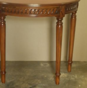 Mueble clásico de caoba Indonesia-mueble francés Mesa consola 109D - Product Image 6