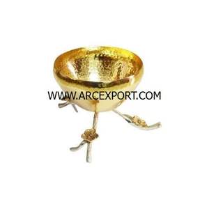 Modern <b>Serving</b> <b>Bowl</b> White Luxury Design With Gold Flower Leaf New Stylish Modern Design Decoration <b>Bowl</b> <b>Large</b> <b>Bowls</b> in Low Price - Product Image 3